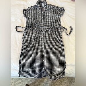 JCREW (size XS) Black and White checkered dress